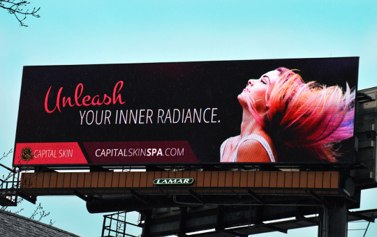 Capital Skin Spa I-90 billboards)