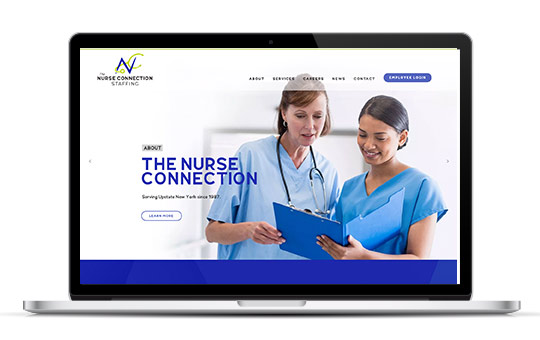The Nurse Connection Staffing Website